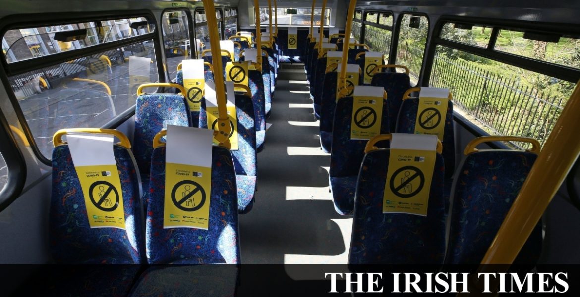 Rush hour on a Dublin bus: ‘They’re all ghost buses now’